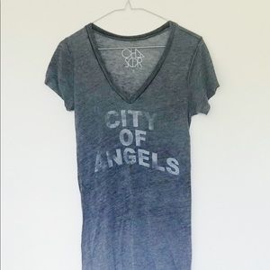 City of Angels Grey v neck